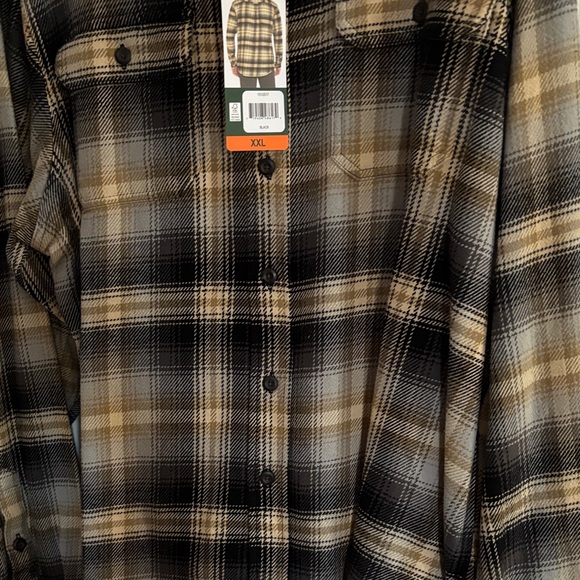 Orvis Black and Tan Plaid Shirt - Picture 6 of 6